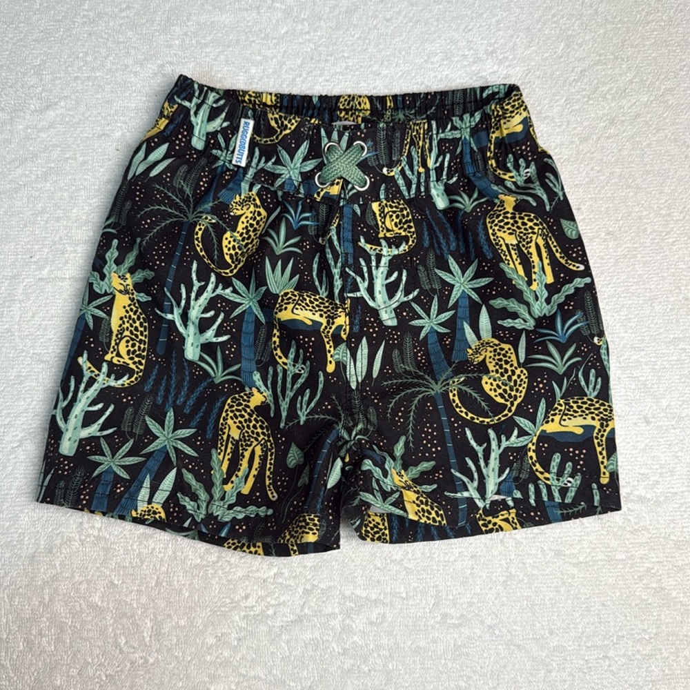 Rufflebutts swim trunks jungle